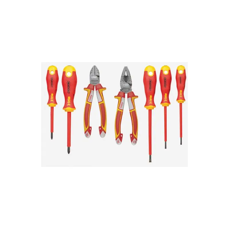 Felo SD Ergonic VDE Screwdriver 8pc Set