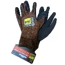PTI Size 9 Orange Latex Gloves - Pack 12