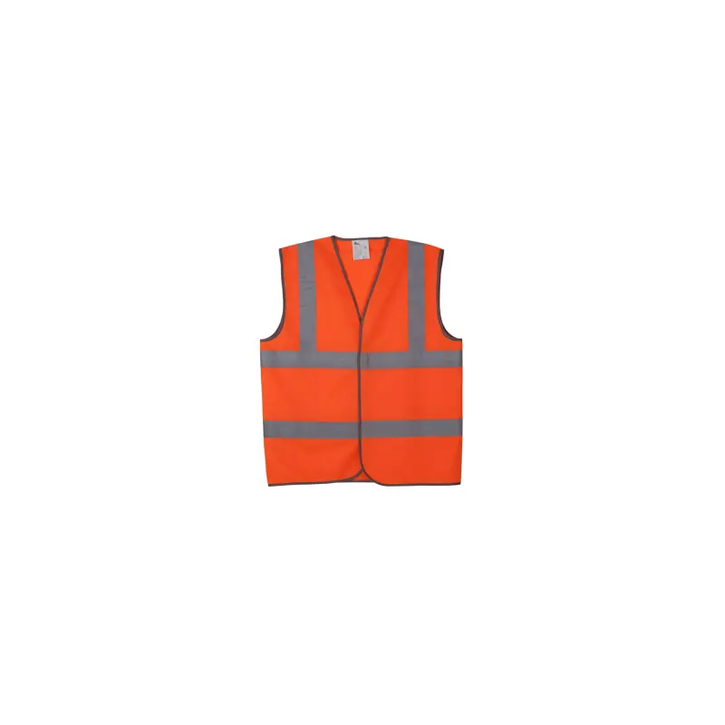 HI-VIZ ORANGE WAISTCOAT SMALL
