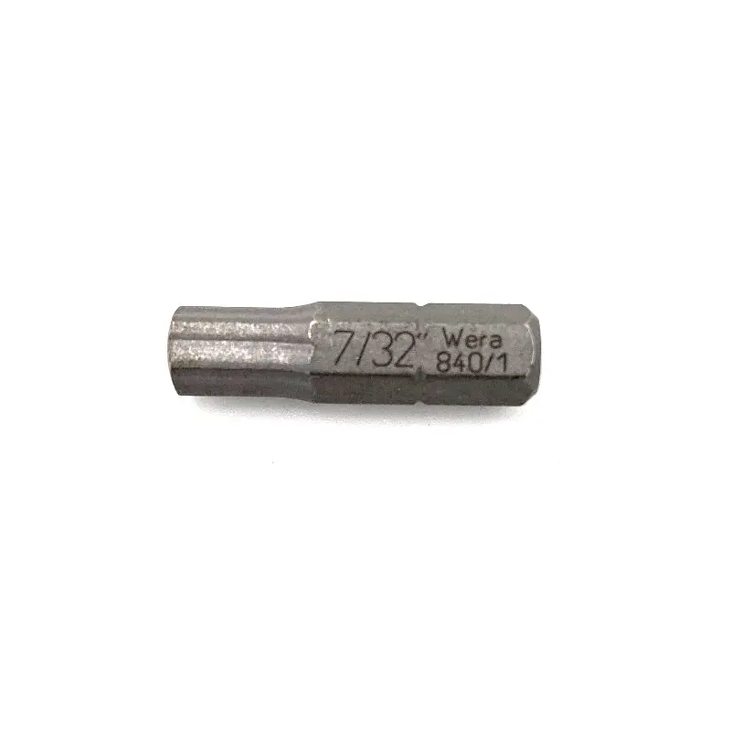 [WE135079] 840/1Z BIT HEX 7/32"/25 EXTRA TOUGH