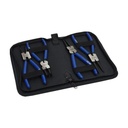 US PRO 4pc 7" Circlip Pliers in Zip Pouch