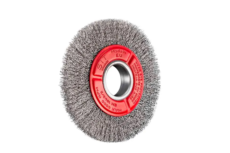 SIT 200mm x 29mm Steel Crimp Wheel Brush 4203