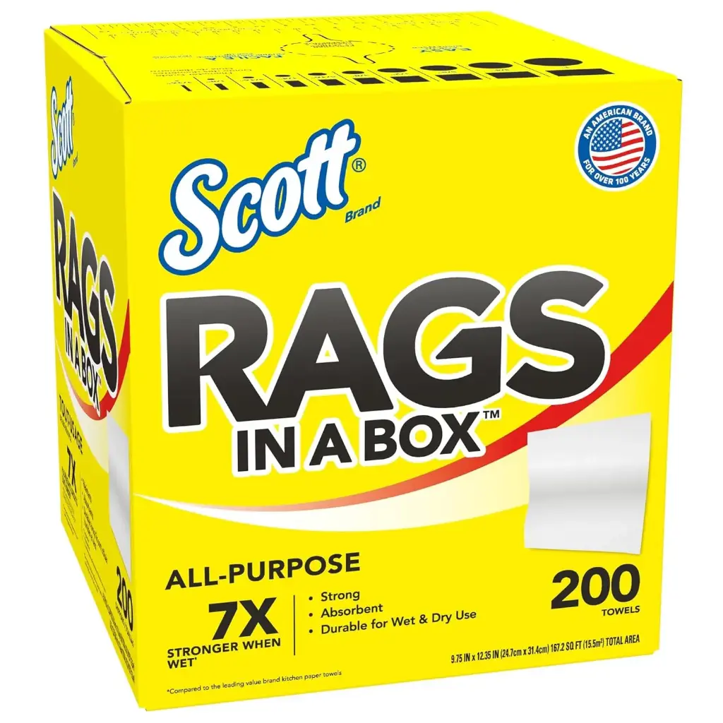 Scott Rags All Purpose Cloth Box of 200 Towels