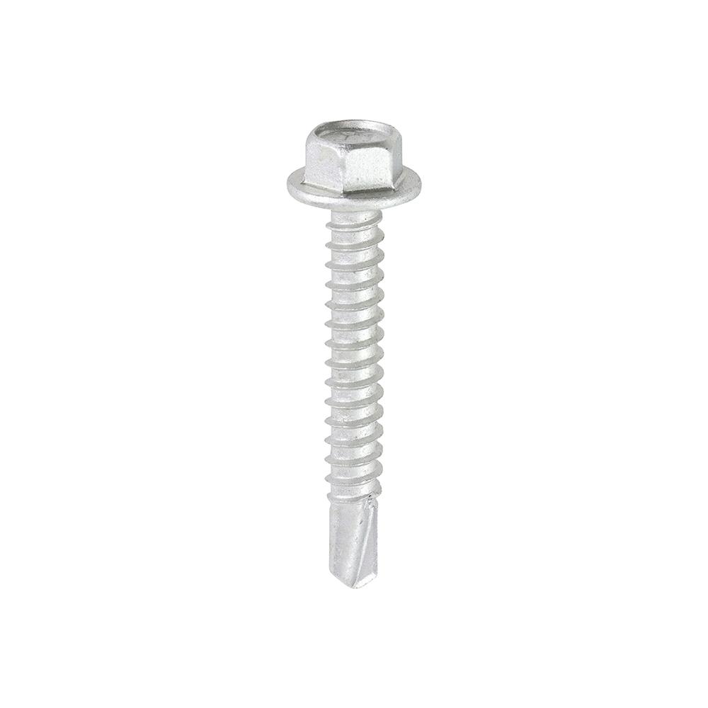 Timco Metal Construction Light Section Screws - Hex - Self-Drilling - Exterior - Silver Organic
5.5 x 38
