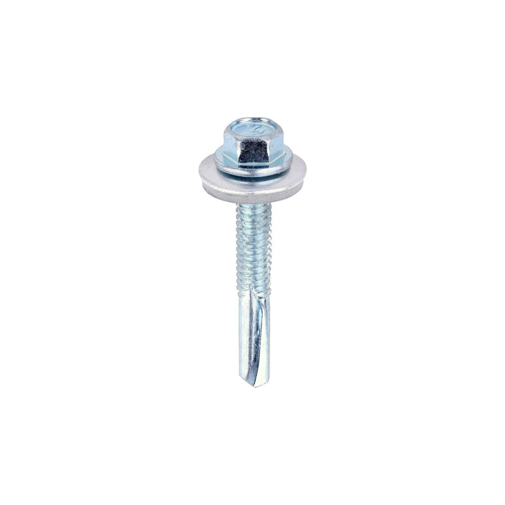 [SD-ZH38W16B] Timco Metal Construction Heavy Section Screws - Hex - EPDM Washer - Self-Drilling - Zinc
5.5 x 38
