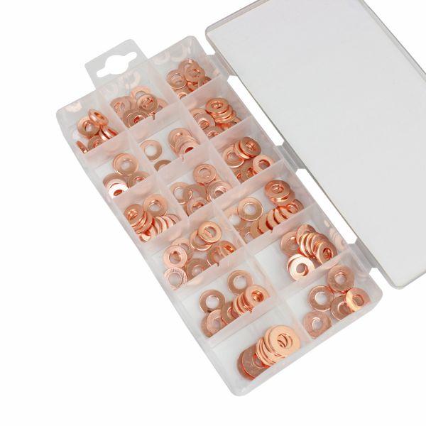 [BER9147] Resolut 150pc Diesel Injector Copper Washer Assortment