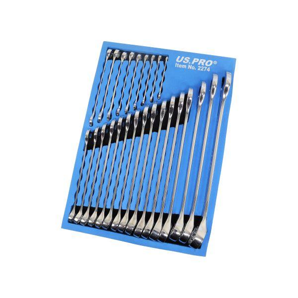 [BER2274] US PRO 25pc Metric Combination Spanners