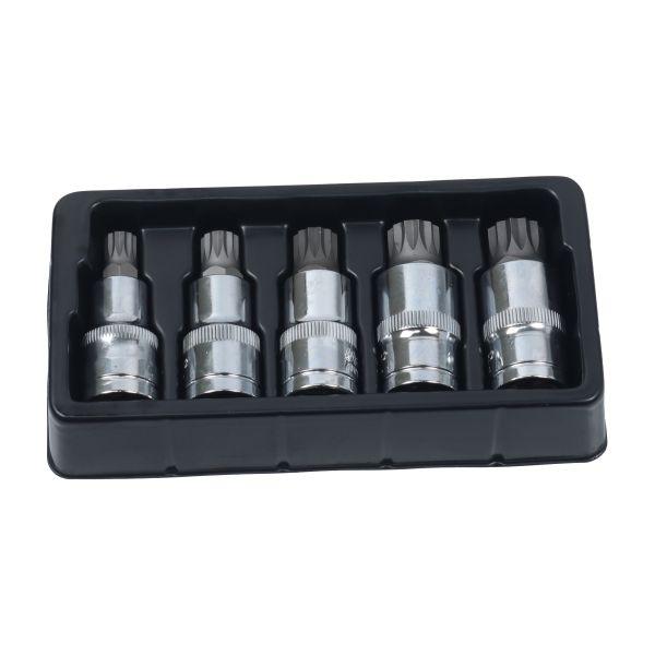 US PRO 5pc 1/2" DR Triple Square Bit Socket Set