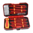 US PRO 13pc Interchangeable VDE Insulated Screwdriver Set
