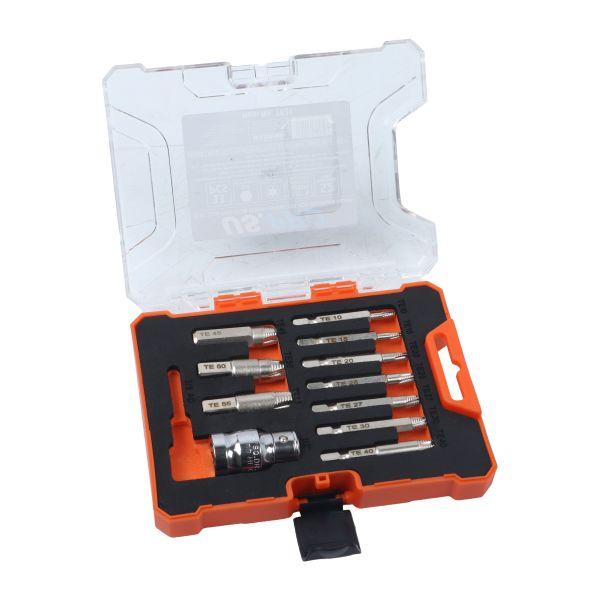 [BER7621] US PRO 11pc TE10-TE55 Star Screw Extractor Set