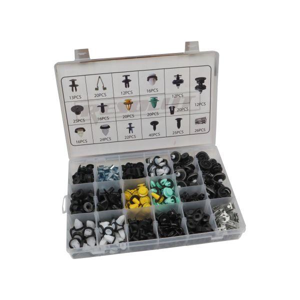 Resolut 339pc Assorted Vehicle Trim Clips for German Brands