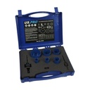 US PRO 9 Pc Plumbers Hole Saw Kit