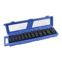 US PRO 13pc 1/2"Drive 6PT Deep Impact Sockets SAE