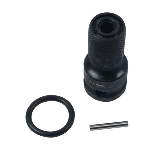 [BER7636] US PRO Impact Socket Adaptor 1/2" Square Drive to 1/4" Hex