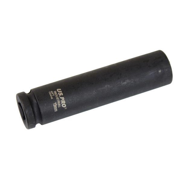 [BER3805] US PRO Single 1/2" Drive 19mm 6PT Extra Deep Impact Socket - 8 Pack
