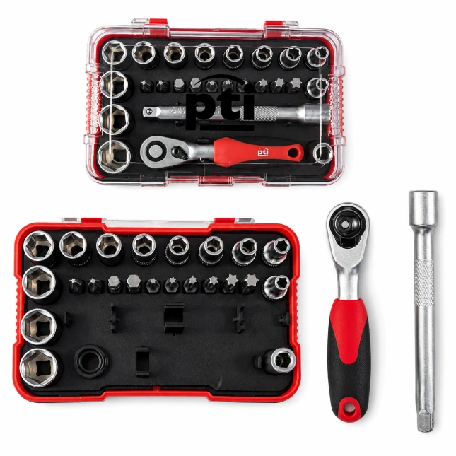 [PTI0905] PTI 25pc Bit & Socket Set 