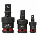 PTI 3pc Impact Universal Joint Socket Swivel Set - Ball Spring Design