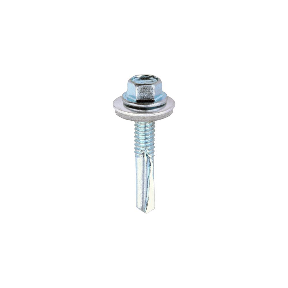 Timco Metal Construction Heavy Section Screws - Hex - EPDM Washer - Self-Drilling - Zinc
5.5 x 32