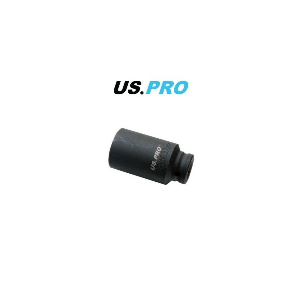 US PRO Single 32mm Deep Impact Socket 1/2" Drive