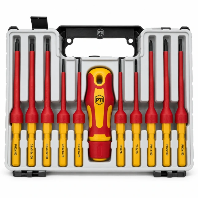 [PTI0915] PTI 11pc Insulated Screwdriver Set Vde 1000 Volt