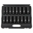 PTI 16pc 1/2" Deep Impact Socket Set