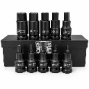 PTI 10pc 1/2" Impact Hex Bit Socket Set