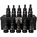 PTI 10pc 1/2" Drive Impact Torx Bit Socket Set