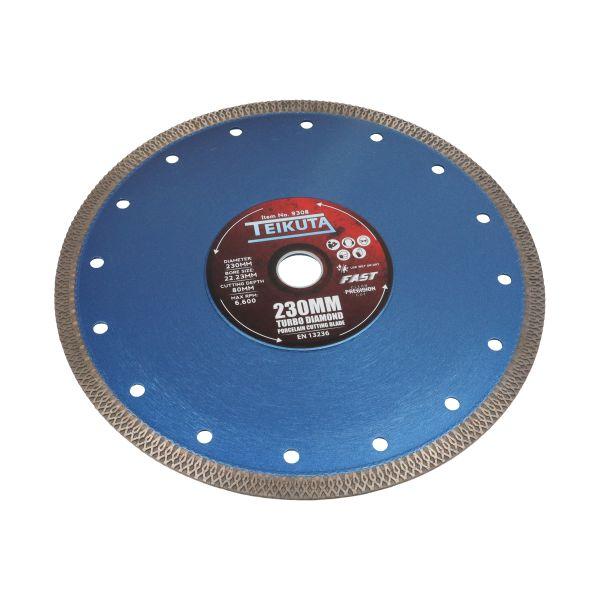 Teikuta Turbo Diamond Porcelain Cutting Blade - 9" / 230x1.8x22mm