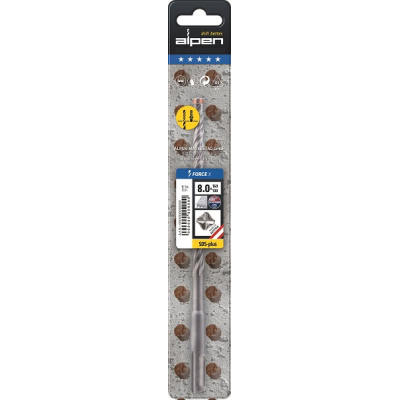Alpen Force-X SDS Plus Hammer Drills for Reinforced Concrete