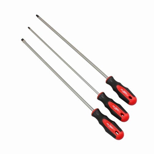 [BER1527] US PRO 3pc Extra Long Screwdriver Set 500mm Long
