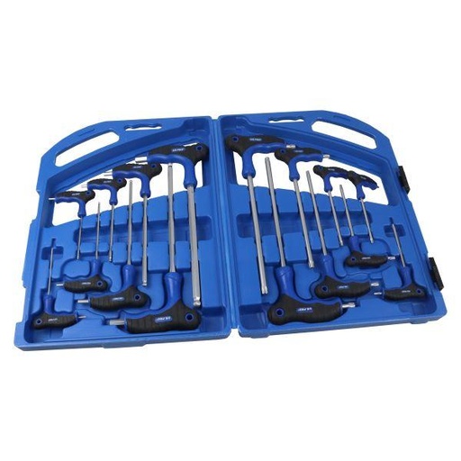 [BER1587] US PRO 16pc T Handle Hex Ball & Torx Set