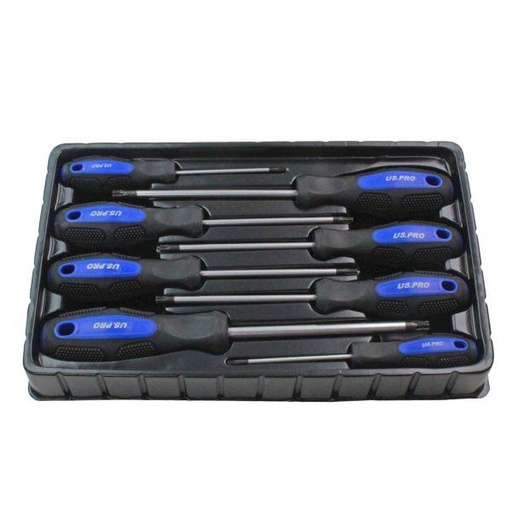 [BER1608] US PRO 8pc Tamper Proof Torx Screwdriver Set