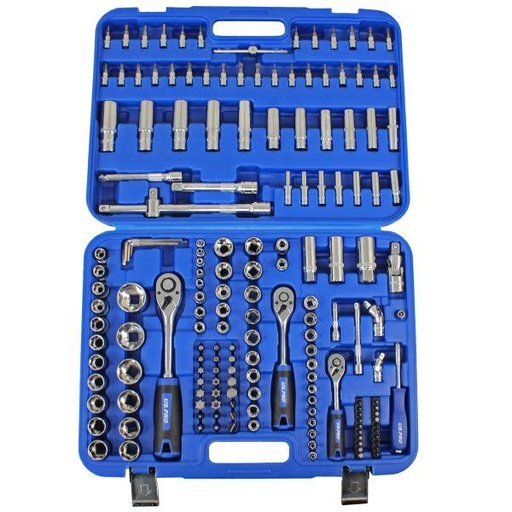 [BER2082] US Pro 172pc Super Lock 1/4" 3/8" 1/2" Drive Metric Socket Set