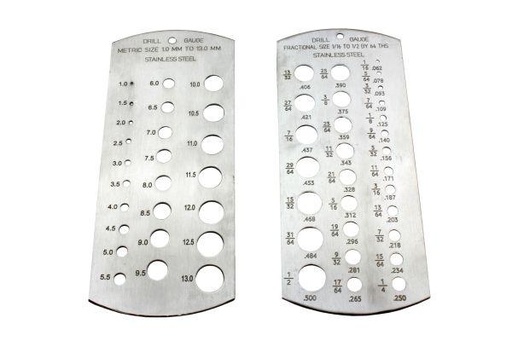 [BER2276] US PRO Metric and Imperial SAE Drill Gauge Set