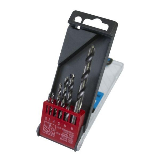 [BER2479] US PRO 6pc HSS-G Metric Drill Bit Set