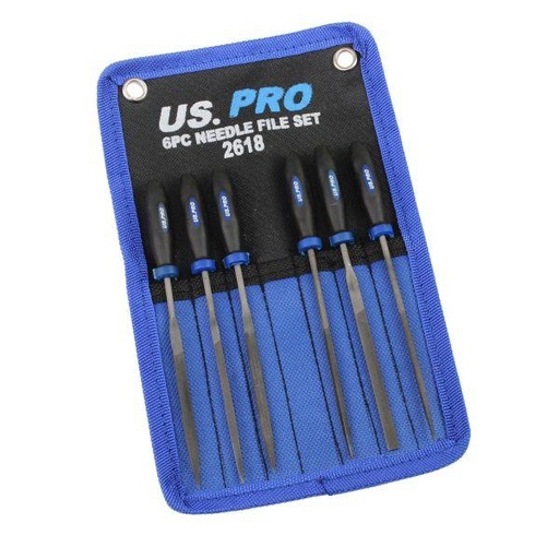 [BER2618] US PRO 6PC NEEDLE FILE SET 140MM