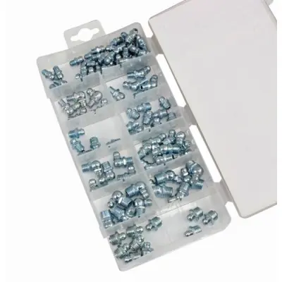 [BER2893] 120pc Assorted Metric Grease Nipple Fittings