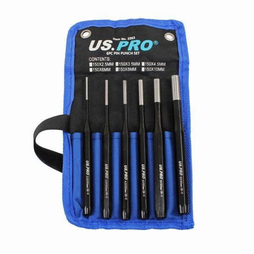 [BER3263] US Pro 6pc Pin Punch Set