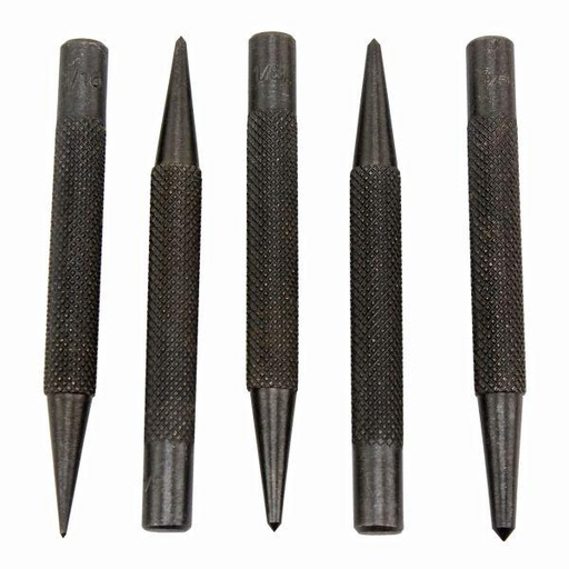 [BER3286] Us Pro 5pc Centre Punch Set 1/16" 3/32" 1/8" 5/32" 3/16"