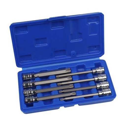 [BER3303] 8PC 3/8" DR 110MM(L) TORX BIT SOCKETS