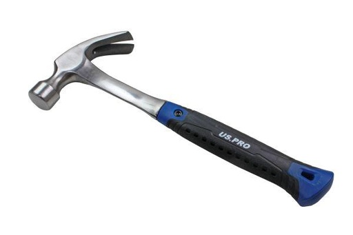 [BER3445] US PRO 16oz One Piece Steel Claw Hammer