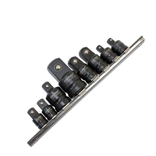 [BER3505] US Pro 8pc Impact Adaptor Set On Rail