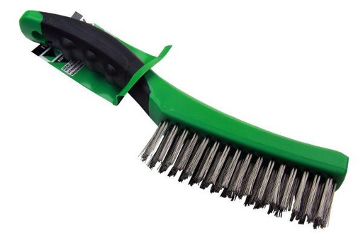 [BER7011] BOX 10 - SOFT GRIP STAINLESS STEEL WIRE BRUSH 260M