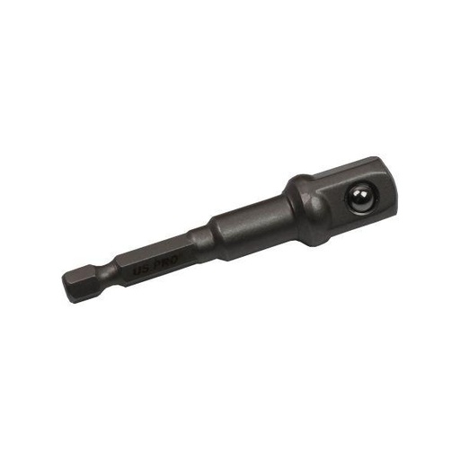 [BER7193] US PRO IMPACT SOCKET ADAPTOR 1/4" HEX-1/2" SQUARE