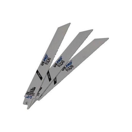 [BER9137] US Pro S1025BF 200mm Reciprocating Saw Blade for Metal Pack of 5