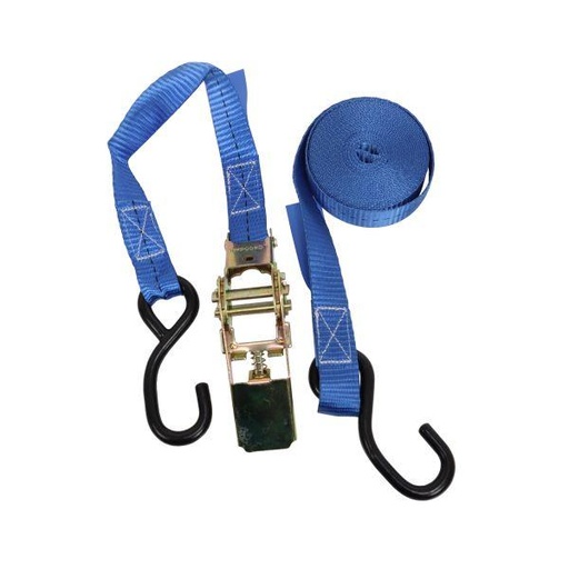 [BER9149] US Pro Ratchet Tie Down Strap 800kg 25mm x 4.6M