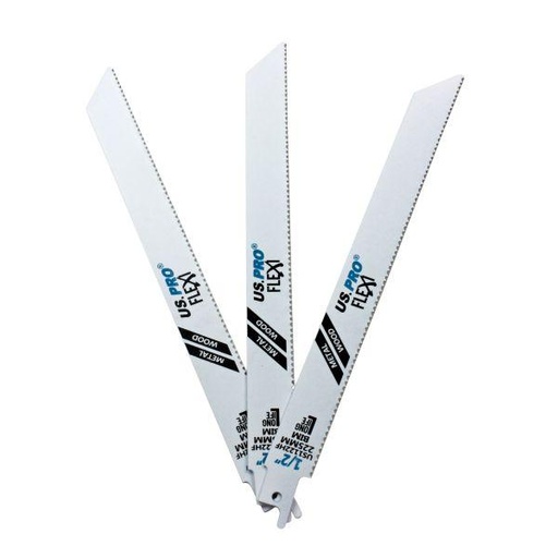 [BER9164] US Pro S1122HF 225mm Reciprocating Saw Blade For Wood & Metal Pack of 5