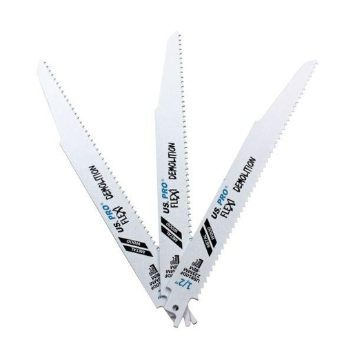 [BER9167] US Pro S910DF 225mm Reciprocating Saw Blade For Wood & Metal Pack of 5
