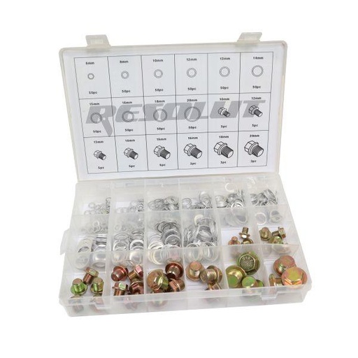 [BER9194] US PRO 534PC OIL DRAIN PLUG AND O RING SET