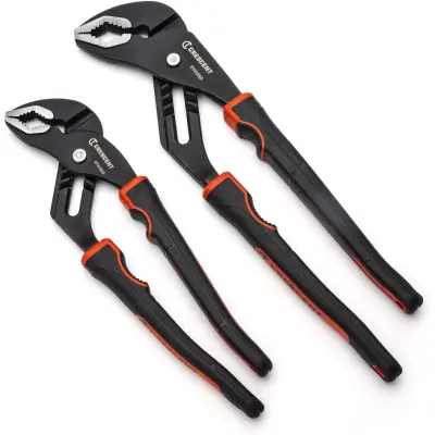 [CRE-RT400SGSET2-05] Crescent 2pc 10" 12" Grip Zone Tongue and Groove Plier Set